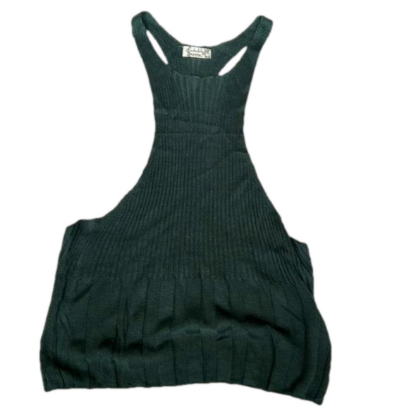 NWOT Free  People Intimately Women's Black Take Me Back Brami Top Balsalm Green - Picture 1 of 9